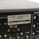 SONY TA-2000F stereo preamplifier
