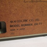 AKAI GX-77 open-reel tape recorder