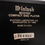 McIntosh MCD7007 CD player