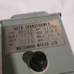 Matsunaga MFG UD-450 AC step-up transformer