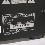 DENON DCD-1650SE SACD/CD player