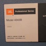 JBL 4343B(WN) 4way monitor speakers (pair)