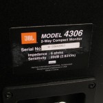 JBL 4306 2way speaker systems (pair)