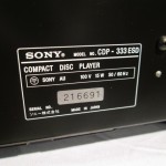 SONY CDP-333ESD CD player