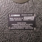 YAMAHA SR215B 15inch×2 LF speaker