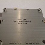 SHURE MC transformer (use MIC transformer)