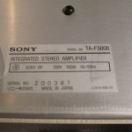 SONY TA-F5000 integrated stereo ampifier