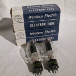 Western Electric 300B triode power tubes (pair)