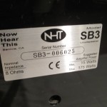 NHT SB3 2way speaker systems (pair)