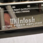McIntosh MC302 stereo power amplifier