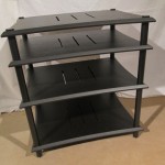 Quadraspire Q4W SLIT (BK / 4shelves) audio rack