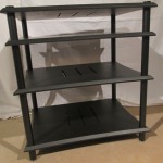 Quadraspire Q4W SLIT (BK / 4shelves) audio rack