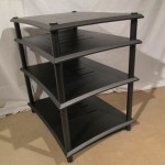 Quadraspire Q4W SLIT (BK / 4shelves) audio rack