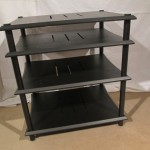 Quadraspire Q4W SLIT (BK / 4shelves) audio rack