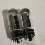 Sylvania 5U4GB full-wave hi-vacuum rectifiers (pair)