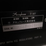 Accuphase T-107 FM tuner