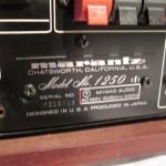 marantz model1250 integrated stereo amplifier