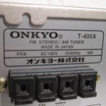 ONKYO T-405X FM/AM tuner
