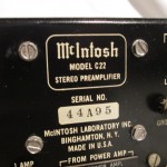 McIntosh C22 tube stereo preamplifier