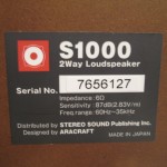 Stereo Sound Mini Olympus S1000 2way + 1 passive speaker system (pair)