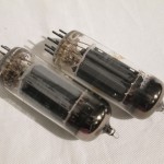 Sylvania 6CG7/6FQ7 medium-mu twin triode (pair)