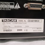 TASCAM CD-601 mk2 professional CD player