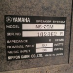 YAMAHA NS-20M 3way speaker system (pair)