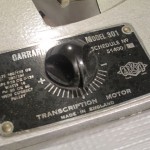 Garrard 301(HT) phono mortor