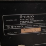 TRIO KA-8700 integrated stereo amplifier