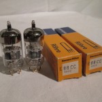 SIEMENS E88CC gold pin twin triode vacuum tube (2pcs)