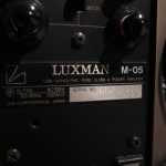 LUXMAN M-05 class-A twin-monaural power amplifier