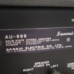 SANSUI AU-999 integrated stereo amplifier