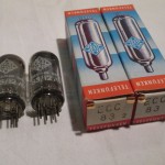 Tele Fun Ken ECC83/12AX7 twin triode (with mark) pair