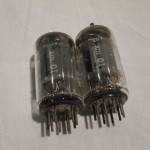 Tele Fun Ken ECC83/12AX7 twin triode (with mark) pair