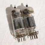 Toshiba 12BH7A medium-mu twin triode (pair)