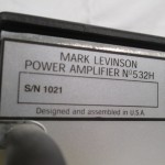 Mark Levinson No.532H dual monaural power amplifier