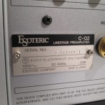 ESOTERIC C-02 stereo preamplifier