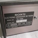 SONY TA-D88 electronic crossover (channel divider)