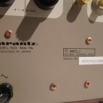 marantz MA-7A class-A monaural power amplifier (pair)