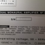 Mark Levinson No.331L dual monaural power amplifier