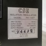 CSE RX-100 twin AC isolation regulator