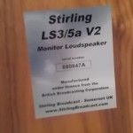 Stirling Broadcast LS3/5a V2 2way speaker system (pair)