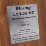 Stirling Broadcast LS3/5a V2 2way speaker system (pair)