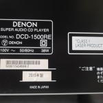 DENON DCD-1500RE SACD/CD player