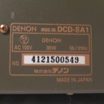 DENON DCD-SA1 SACD/CD player