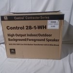JBL control 28-1(WH) 2way speaker system (pair)