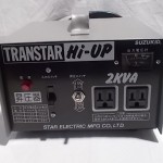 STAR ELECTRIC SHU-20D AC step-up transformer