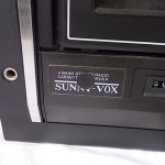 SUNNY-VOX (Shinkyo co-ltd.) 4-band radio + cassette tape recorder