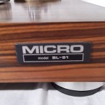 MICRO BL-91 + ortofon RMG-212 analog disc player
