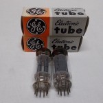 General Electric 6CG7/6FQ7 medium-mu twin triode (pair)